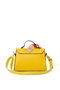 Zoozie Bags Mini Bolso Amarillo en Piel de PU